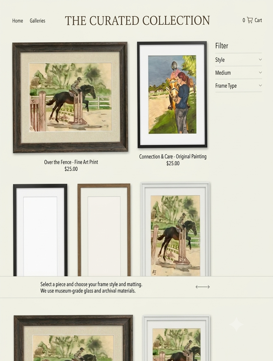 Portfolio showcase